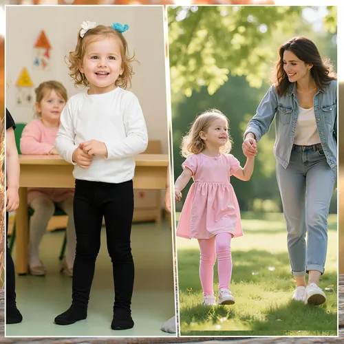 Vista 7 de American Trends Medias de bebé para niñas, leggings de algodón de punto trenzado, medias suaves sin costuras para recién nacidos, medias para bebés