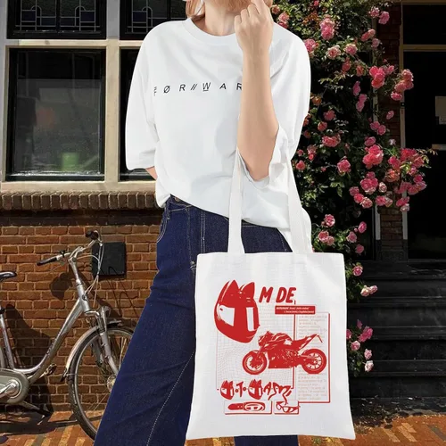 Vista 6 de LEVLO Bolsa de lona de Motomami para cantante inspirada en canciones, regalo para álbum de música latina, bolsa de hombro para fanáticos de cantantes