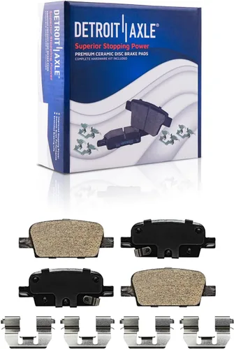 Vista 59 de Detroit Axle - Pastillas de Freno Traseras de Cerámica Izquierda Reemplazo de Pinza para Silverado Sierra Suburban 1500 Tahoe Yukon Escalade ESV EXT