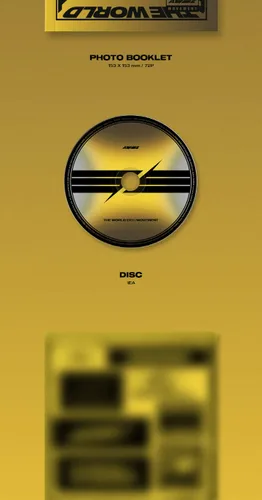 Vista 3 de ATEEZ THE WORLD EP.1 - Póster de letras plegables de 1 p en paquete+72p Photobooklet+1ea pegatina+1p tarjeta de identificación+1p