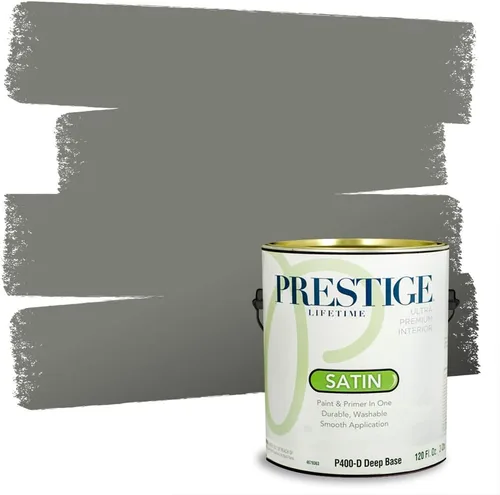 Vista 63 de Prestige Paints - 2 en 1, pintura base y pintura de exterior, P400-D-SW7053