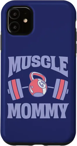 Vista 8 de iPhone 16 Muscle Mommy Bodybuilder Weightlifting Fitness Gym Workout Case