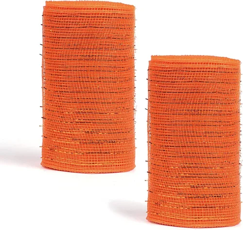 Vista 61 de YYCRAFT Paquete de 2 cintas de malla de polímero metálico de 6 pulgadas (total 20 yardas, verde manzana)
