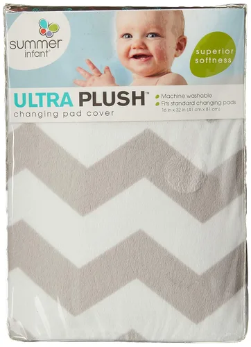 Vista 4 de Summer Infant cubierta de almohadilla de cambio, ultra suave, Chevron., Total 1, Geo