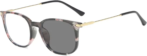 Vista 12 de MIRYEA Gafas de sol fotocrómicas antideslumbrantes fotocromáticas con bloqueo de luz azul para computadora 11679-negro - pata granate