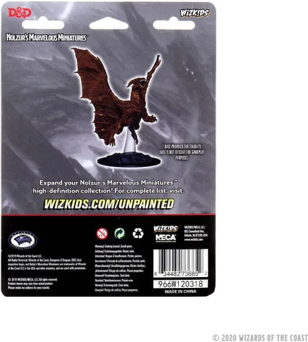 Vista 2 de WizKids Las maravillosas miniaturas de D&D Nolzur: Joven dragón de cobre