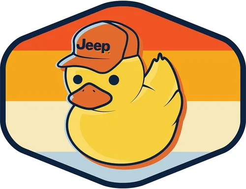 Vista 6 de It's a Jeep Thing Duck - Calcomanía de vinilo para Jeep Wrangler – 4 x 3 pulgadas serigrafiada impermeable accesorio todoterreno – Regalo Jeep