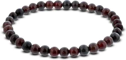 Vista 231 de Gem Avenue Handmade Round Bead Stretch Bracelet Unisex Natural Stone Beaded Jewelry for Men & Women, Elastic Wristband for Daily Wear