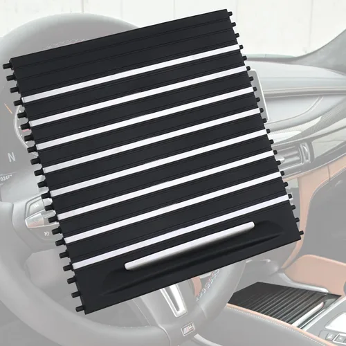 Vista 5 de Osompar Bandeja Portavasos de Consola Central con Cubierta de Persiana Enrollable Compatible con BMW X5 F15 X5M F85 F15 2014-2018 BMW X6 F16 X6M F86