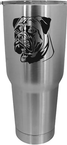 Vista 2 de Cairn Terrier - Vaso grabado con temática de perro, 30 onzas