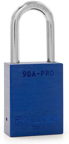 Vista 56 de PACLOCK Candado de la serie 90A-PRO, compre American Act obediente, aluminio anodizado marrón, cilindro de 7 pines de alta seguridad con 1 llave por