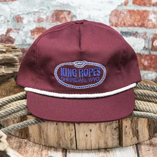 Vista 3 de King Ropes - Gorra de camionero ajustable de 5 paneles de algodón y poliéster