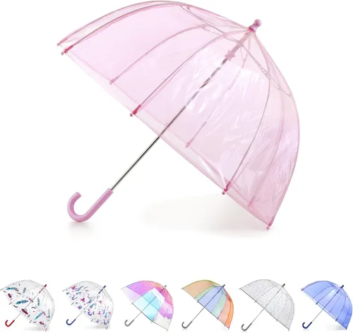 Vista 23 de Totes- Paraguas de burbujas transparente para niños con mango de fácil agarre), 2236N53