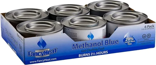 Vista 4 de Juego de 28 piezas de repuesto desechables de aluminio para bufé, incluye sartenes de aluminio, combustible de metanol, utensilios para servir