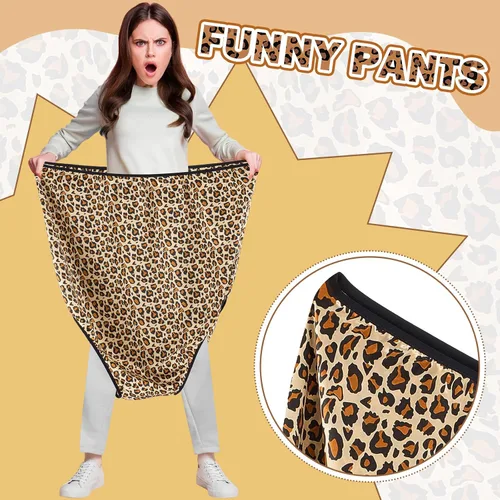 Vista 3 de Bragas de abuelita grandes, divertidas, regalo para mujer, talla grande, ropa interior gigante para broma de adultos