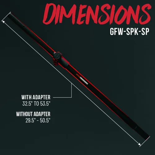 Vista 6 de Gator Frameworks - Poste extensor de subwoofer/altavoz estándar y adaptador de 0.787 in, compatible con roscado M6 (GFW-SPK-SP)