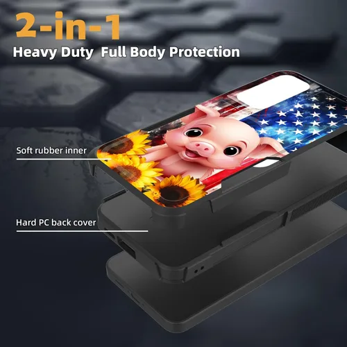 Vista 5 de Funda magnética para Galaxy A16 5G, [compatible con MagSafe] [protección contra caídas de grado militar] Funda resistente a prueba de golpes