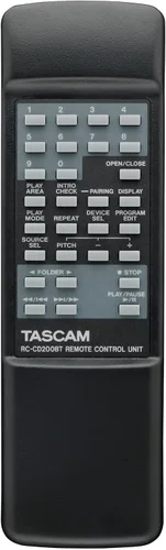 Vista 2 de Tascam Reproductor de CD profesional para montaje en rack CD-200BT con Bluetooth inalámbrico