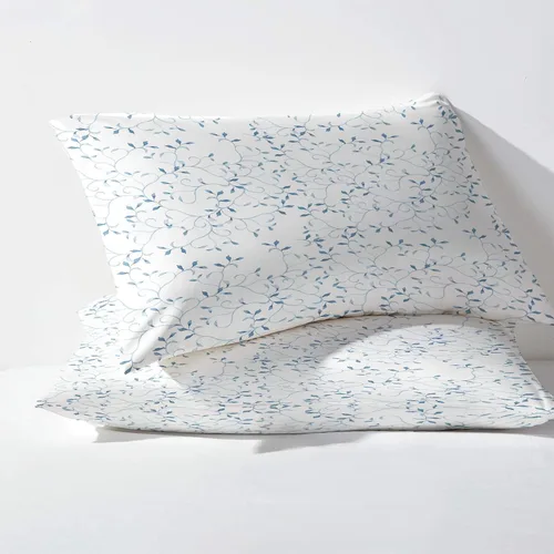 Vista 3 de Sábanas para plantas tamaño individual, sábanas botánicas de hojas, sábanas y fundas de almohada estampadas de 3 piezas, sábana bajera ajustable