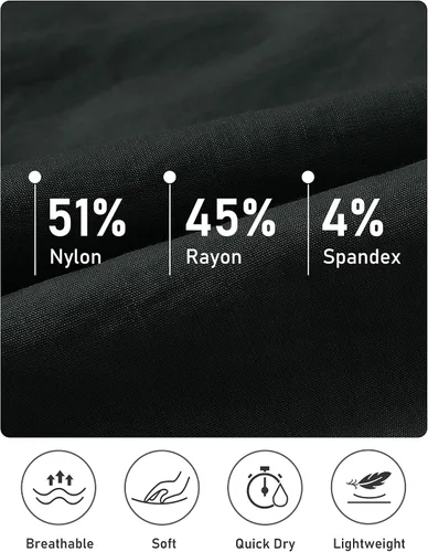Vista 5 de MoFiz Pantalones cargo para mujer, ligeros, con cintura elástica, pantalones deportivos para senderismo al aire libre, pantalones deportivos casuales