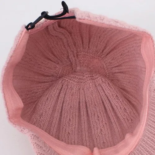 Vista 6 de INOGIH Gorro de invierno cálido para mujer, gorro de invierno para hombre y adolescente