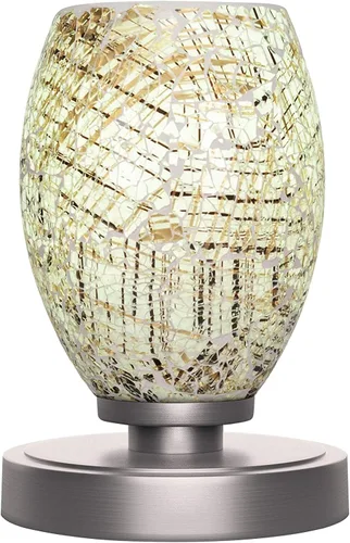 Vista 110 de Luna - Lámpara de mesa con 1 luz en granito oscuro (51-DG-300)