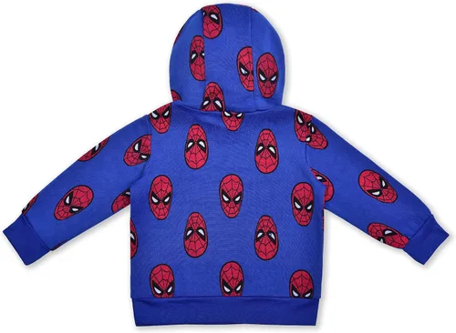 Vista 3 de Marvel Spider-Man - Conjunto de sudadera con capucha y pantalones para niños pequeños y grandes