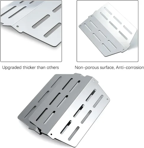Vista 6 de 65505 Deflectores de calor 7621 Barras aromatizantes 7629 Encendedor Genesis Piezas de repuesto para Weber Genesis Grill Parts con control frontal