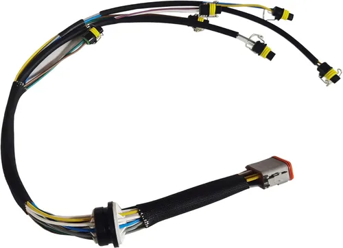 Vista 20 de PartsFlow Arnés de cableado universal extra largo de 12 circuitos Street Hot Rod Wire para Chevrolet Chevy Mopar para Ford Muscle Car, arnés