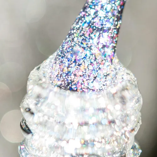 Vista 14 de BURANO Esmalte de uñas de gel reflectante, 0.2 fl oz, esmalte de gel reflectante con purpurina de diamante, esmalte de gel de color brillante