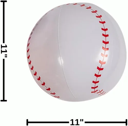 Vista 3 de Fun Express Bolas deportivas inflables surtidas de béisbol, pelotas de fútbol, baloncesto y pelotas de fútbol, suministros escolares bíblicos