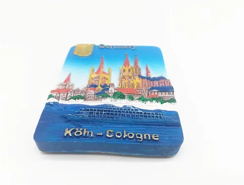 Vista 4 de 3D Colonia Alemania Imán del refrigerador del recuerdo, hogar y decoración de la cocina Colonia Alemania imán del refrigerador