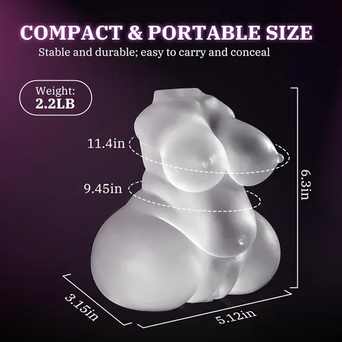 Vista 8 de Muñeca sexual masculina, masturbador masculino, muñeca sexual BBW de 2.2 libras, juguete sexual de bolsillo para hombres, muñecas sexuales realistas
