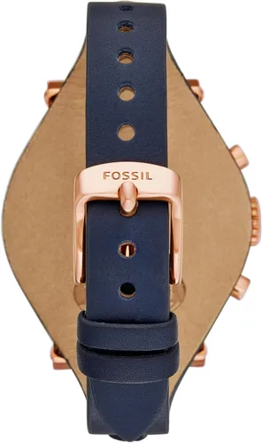 Vista 2 de Fossil Reloj de mujer original Boyfriend con cronógrafo y brazalete de cuero genuino