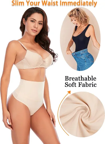 Vista 3 de Werena Tanga moldeadora de abdomen para mujer, sin costuras, moldeadora, ropa