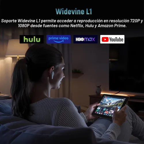 Vista 8 de Tableta, tableta Android 16, 30GB RAM 128GB ROM 2TB TF, tableta de 10 pulgadas con procesador de 8 núcleos, batería 6200mAh, carga rápida, pantalla