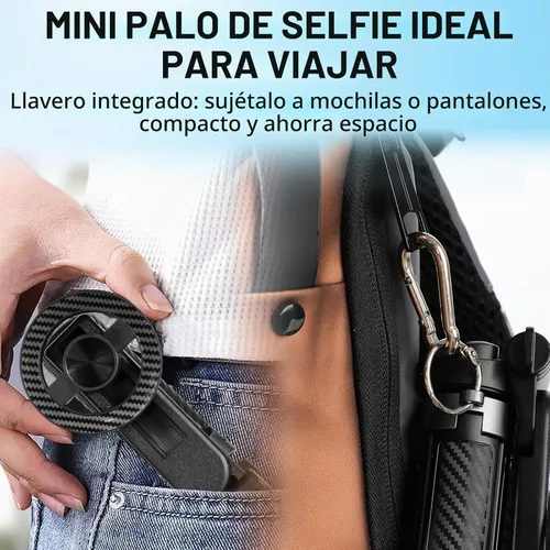 Vista 7 de Trípode magnético multifuncional 4 en 1 para selfie