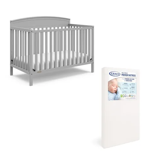 Vista 21 de Graco Benton - Cuna convertible 5 en 1 con cajón, certificado GREENGUARD Gold, se convierte de cuna de bebé a cama infantil, sofá cama y cama
