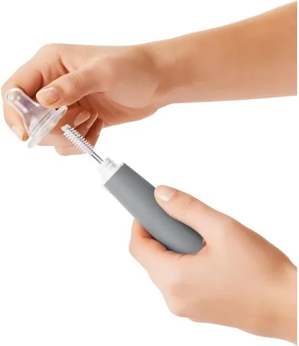 Vista 6 de OXO Tot - Juego de limpieza para botellas y tazas, color gris