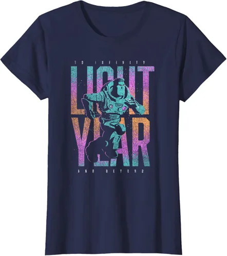 Vista 28 de Disney Pixar Lightyear Buzz Lightyear To Infinity And Beyond Camiseta, Negro