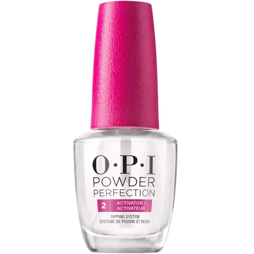 Vista 7 de OPI Powder Perfection Activator 3-Step Dipping Powder System for Nails Base Coat, Activator, & Top Coat Preps, Activates & Protects Nails with