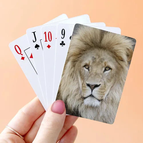 Vista 4 de CafePress Lion20150802 Standard Size Playing Cards