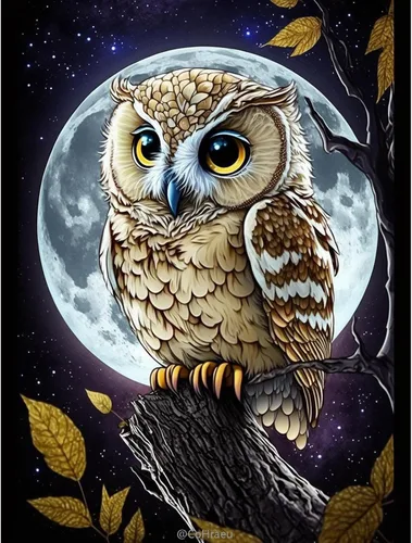 Vista 8 de CoHraeu Pintura de diamantes 5D con diseño de luna y gato nocturno por números, kit de pintura con diamantes, arte de cristal, manualidades, taladro