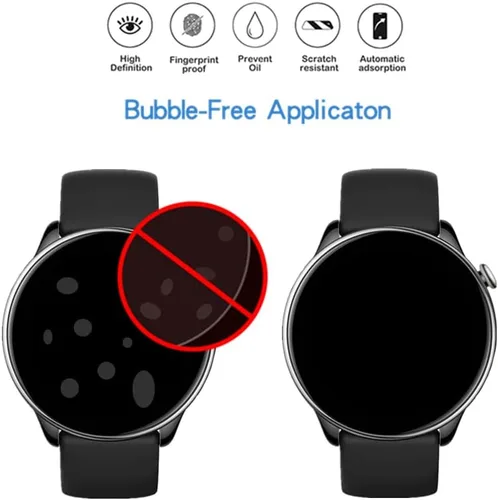Vista 5 de Protector de pantalla compatible con Amazfit GTR Mini, cobertura completa HD, protector de pantalla invisible de TPU compatible con GTR Mini Smart