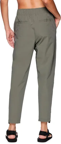 Vista 4 de Avalanche Pantalón de tobillo tejido para mujer, transpirable, de secado rápido, para exteriores, con bolsillos