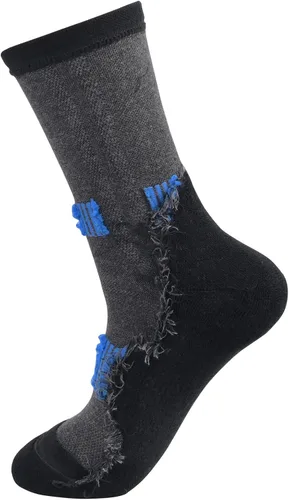 Vista 6 de WindCrosser Men's Padded Cushioned Anti Odor Compression Crew Mid Calf Cotton Hiking Trekking Socks