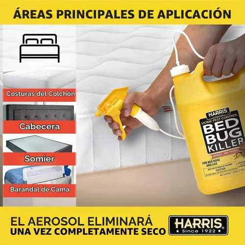 Vista 4 de Harris Bed insecticida, spray de galón