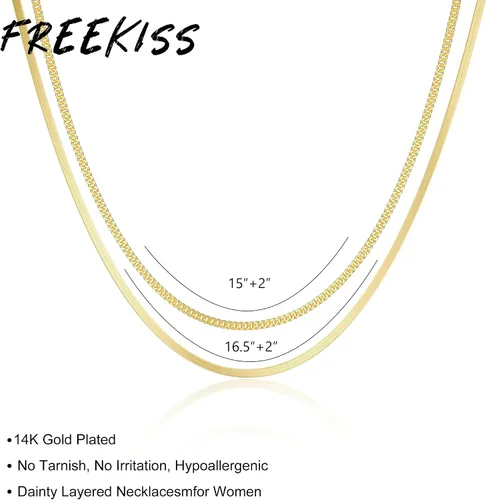 Vista 5 de Collar de espiga para mujer, delicado collar de oro, serpiente chapada en oro de 14 quilates, gargantilla de cadena de oro, collares simples