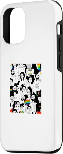 Vista 2 de iPhone 15 LGBTQ Community Lesbian Gay Bi Trans Love Parade Culture Case