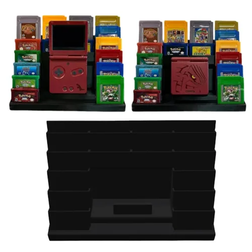 Vista 3 de Display Stand for Nintendo GameBoy Classic/DMG Retro Console Display Stand 4 Game Cartridges Holder for Game Boy Classic (for Game Boy Classic)